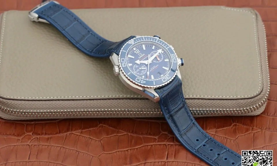 Omega Seamaster Ocean Planet 600M 215.33.46.51.03.001 OM Factory 1:1 Best Edition Replica Watch Blue Strap